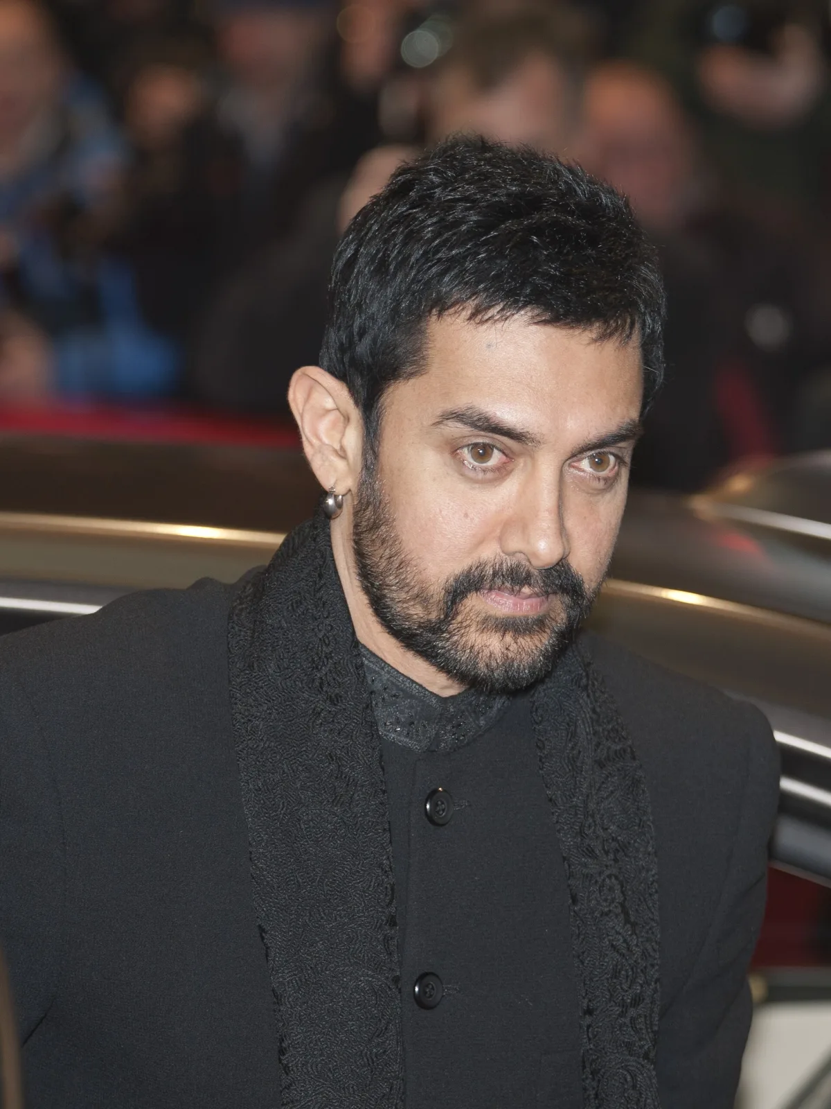 Aamir Khan, Indian actor and director, member of the international jury of the Berlinale 2011, arriving at the premiere of True Grit