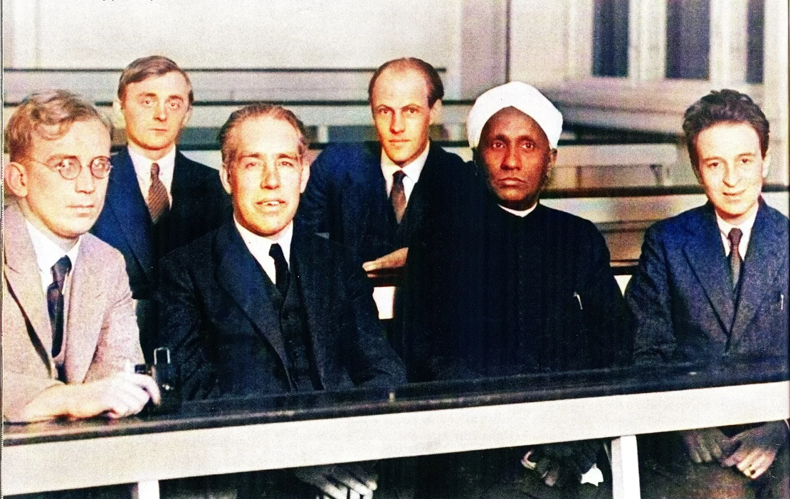 Niels Bohr with C. V. Raman
