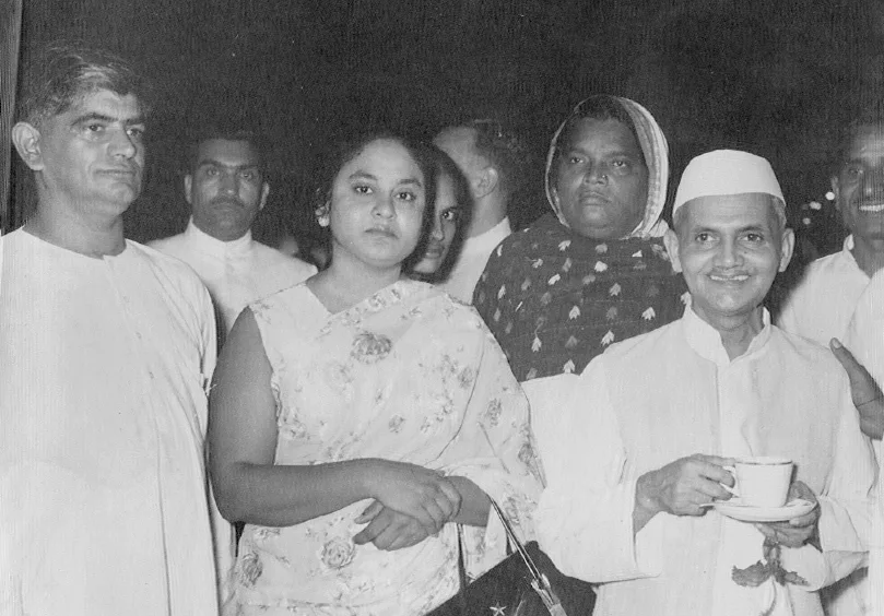 Sh. Mani Ram Bagri with Sh. Lal Bahadur Shastri